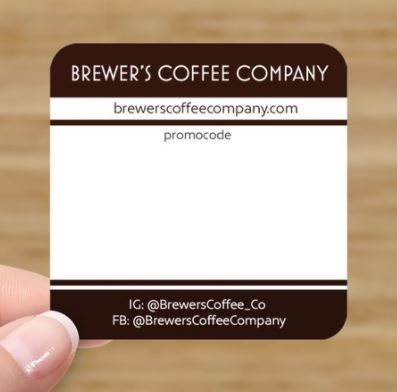 Brewer's Coffee Company Gift Card - Brewer's Coffee Company