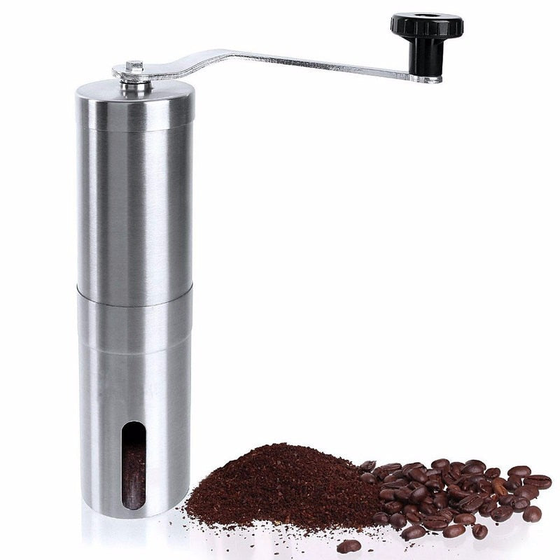 Manual Coffee Grinder - Stainless Steel - Brewer's Coffee Company