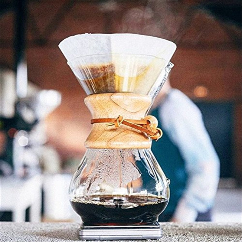 Glass coffee 2024 pour over