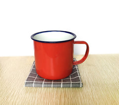 Nostalgic Vintage Enamel Coffee Mugs - Brewer's Coffee Company